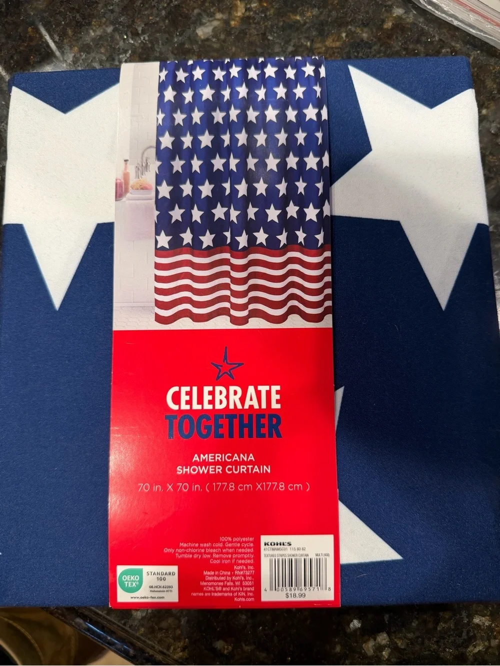 Celebrate Together Stars & Stripes Shower Curtain